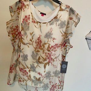 Vince Camuto Floral Blouse
